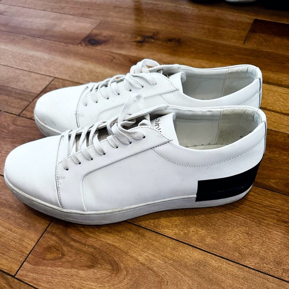 Calvin Klein men’s sneakers white and black size US11 - Picture 2 of 3